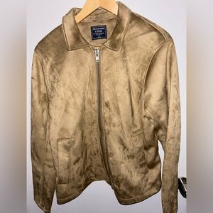 Abercrombie & Fitch Faux Suede Trucker Jacket